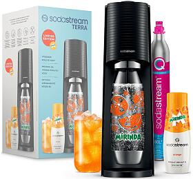 Vrobnk sody SodaStream TERRA Black MIRINDA Mpack