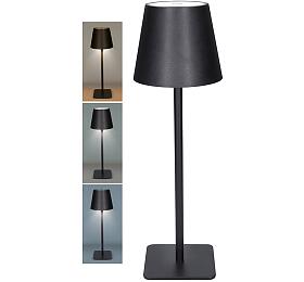 LED nabíjecí lampička Solight Lucca WO69-B, černá