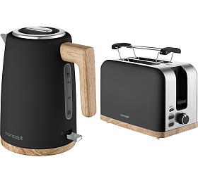 SET Rychlovarn konvice Concept ELWOOD RK3316 + Topinkova Concept ELWOOD TE2016