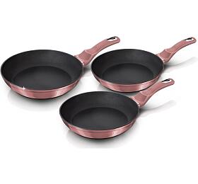 BERLINGERHAUS Sada pnv s titanovm povrchem 3 ks I-Rose Collection BH-6170