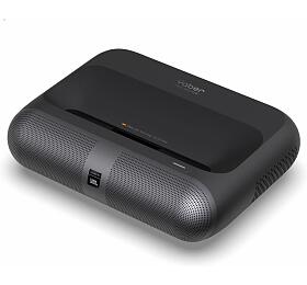 Yaber K300s laserov projektor pro domc kino s Google TV,JBL a ultra krtkou projekc,ern