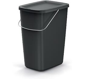 Koš odpadkový COMPACTA Q FLAP BASIC černý 12l KEDEN