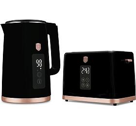 BERLINGERHAUS Rychlovarn konvice + toustova 2200W sada Black Rose Collection BH-9540