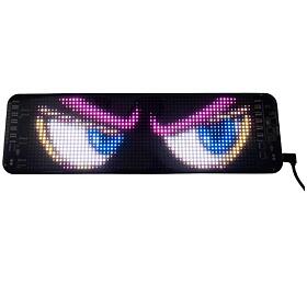 LED matrix panel "Devil eyes" 10 x 35cm CARCLEVER