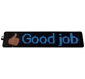 LED matrix panel "Devil eyes" 12 x 60cm CARCLEVER