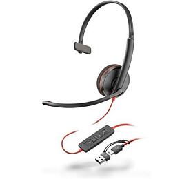 HP Poly BW 3210 Mono USB-C HS +USB-C/A (8X214AA)