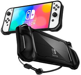 Příslušenství k herní konzoli Spigen Rugged Armor case black N OLED