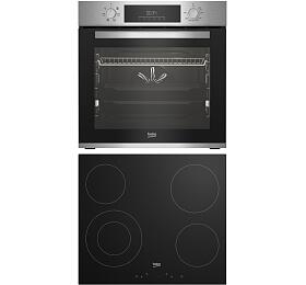 SET Trouba Beko Beyond BBIE123001XD Sklokeramick deska BEKO HIC 64401