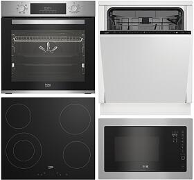 SET Trouba Beko Beyond BBIE123001XD Sklokeramick deska BEKO HIC 64401 Myka BEKO BDIN38641Q Mikrovlnn trouba Beko Beyond BMGB25332BG