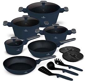 Sada ndob s titanovm povrchem BerlingerHaus BH-838 15 ks, Deep Sea Collection