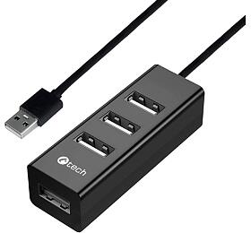 HUB USB C-tech UHB-U2, 4x USB 2.0