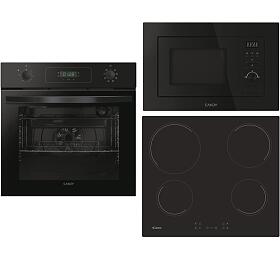 SET Trouba Candy F IDCP N615 L IDEA + Mikrovlnn trouba Candy CA20FMW7NB Wave 600 + Sklokeramick deska Candy CH64CCB/4U2