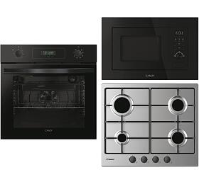 SET Trouba Candy F IDCP N615 L IDEA + Mikrovlnn trouba Candy CA20FMW7NB Wave 600 + Plynov deska Candy CM6PBRX/4U2