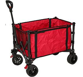 XQMAX Plov vozk skladac 120 l erven KO-CM6000100