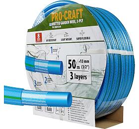 Modr zahradn hadice Procraft PR-3KGH1350 3 vrstvy, 1/2" 50m / PR-3KGH1350