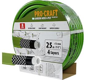 Zahradní hadice Procraft PR-4GH1325 4 vrstvy, 1/2" 25 m / PR-4GH1325