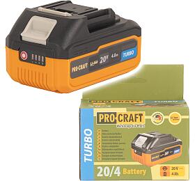 Baterie akumultorov Procraft 20/4 Turbo / 20/4 Turbo