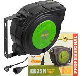 Samonavjec prodluovac kabel, buben Procraft EK25N / EK25N