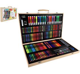 Teddies Sada na malovn - Art box kreativn sada 180ks v devnm kufku 47x30x4,5cm