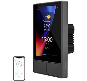 Chytrý WiFi ovládací panel SONOFF NSPanel, černý