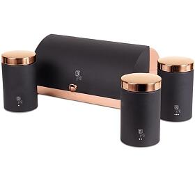 Chlebnk a sada dz BerlingerHaus BH-6731 Black Rose Collection, 4 ks