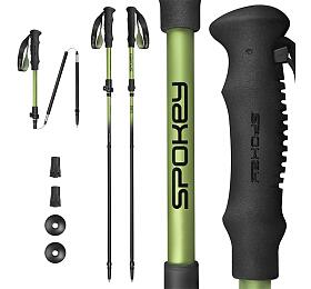 Spokey TERRA Trekingov skldac hole, 4dln, zelen