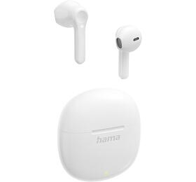Hama Bluetooth sluchátka Action One, pecky, bílá