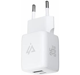 Adaptér USB iPEAX GaN USB/USB-C 90010131 White
