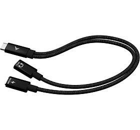I-TEC USB-C Cable Splitter Audio/Data, Power Delivery 100W (C31DUALSPLITTERCBLPD)