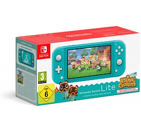 Nintendo Switch Lite Turquoise + ACNH bundle