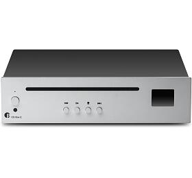 Pro-ject CD Box E - Minimalistický CD přehrávač, stříbrný