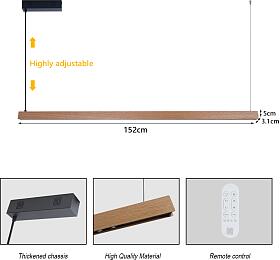 MADEIRA lineár dřevo dub 152cm Tuya WIFI