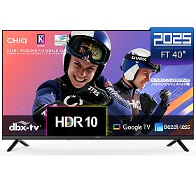 FHD LED TV 40" CHiQ L40FT ultratenk Google TV zruka 2+2 roky