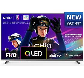 FHD QLED TV 43" CHiQ L43QST ultratenk Android 14 TV zruka 2+2 roky