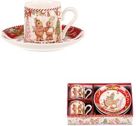 Hrneky s podlky - porceln, drkov set po 2 kusech, vnon Autronic (POR001-3)