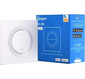 Inteligentní nástěnný spínač pro rolety SONOFF MINI-RBS-E Matter
