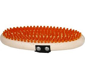 Oval Brush gold nylon PRO