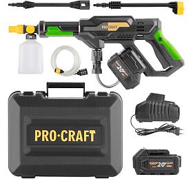 Sada aku tlakov myka Procraft CW20 + baterie 20/4 a nabjeka 20/1 / SCW20