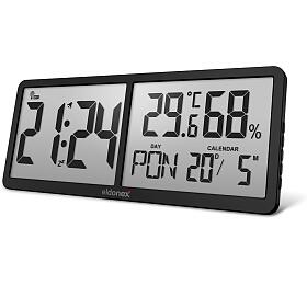 ELDONEX TimeCheck nástěnné hodiny ČERNÉ
