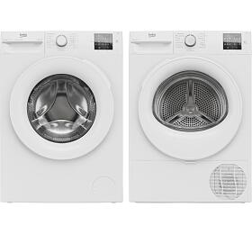 SET Praka BEKO BM3WFSU38413WW + Suika prdla BEKO BM3T372E0W