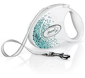 Flexi Vodítko Glam Splash M pásek 5m Ocean