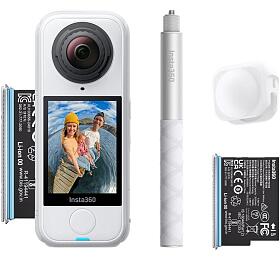 Outdoorová kamera INSTA360 X4 Air Starter Bundle, bílý