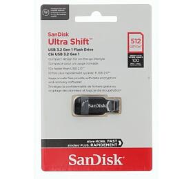 SanDisk Ultra Shift USB-A 3.0-Flashdrive, 512 GB