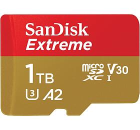 SanDisk microSDXC Extreme 1 TB (A2/ V30/ U3/ R190/ W130)