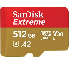 SanDisk microSDXC Extreme 512 GB (A2/ V30/ U3/ R190/ W130)