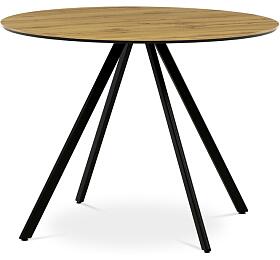 Kulat jdeln stl 100x100cm, lamino, dub, HT-R5010 OAK Autronic