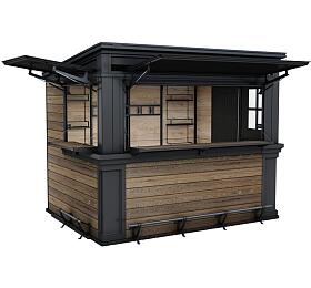 KETER DECO BAR DUO domek - Walnut