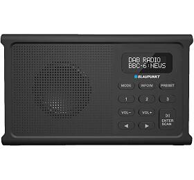 Rádio BLAUPUNKT DR3BK, DAB+, FM, RDS, Bluetooth, černý