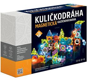 Magnetická stavebnice EPEE Magnetic ball track with light