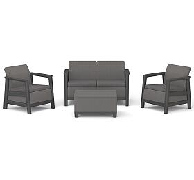 KETER SCANDI LINEA SET - Carbon Grey/Grafit